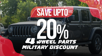 4 wheel parts military discount